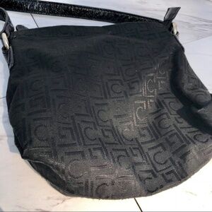 Liz Claiborne Logo Print Crossbody Bag